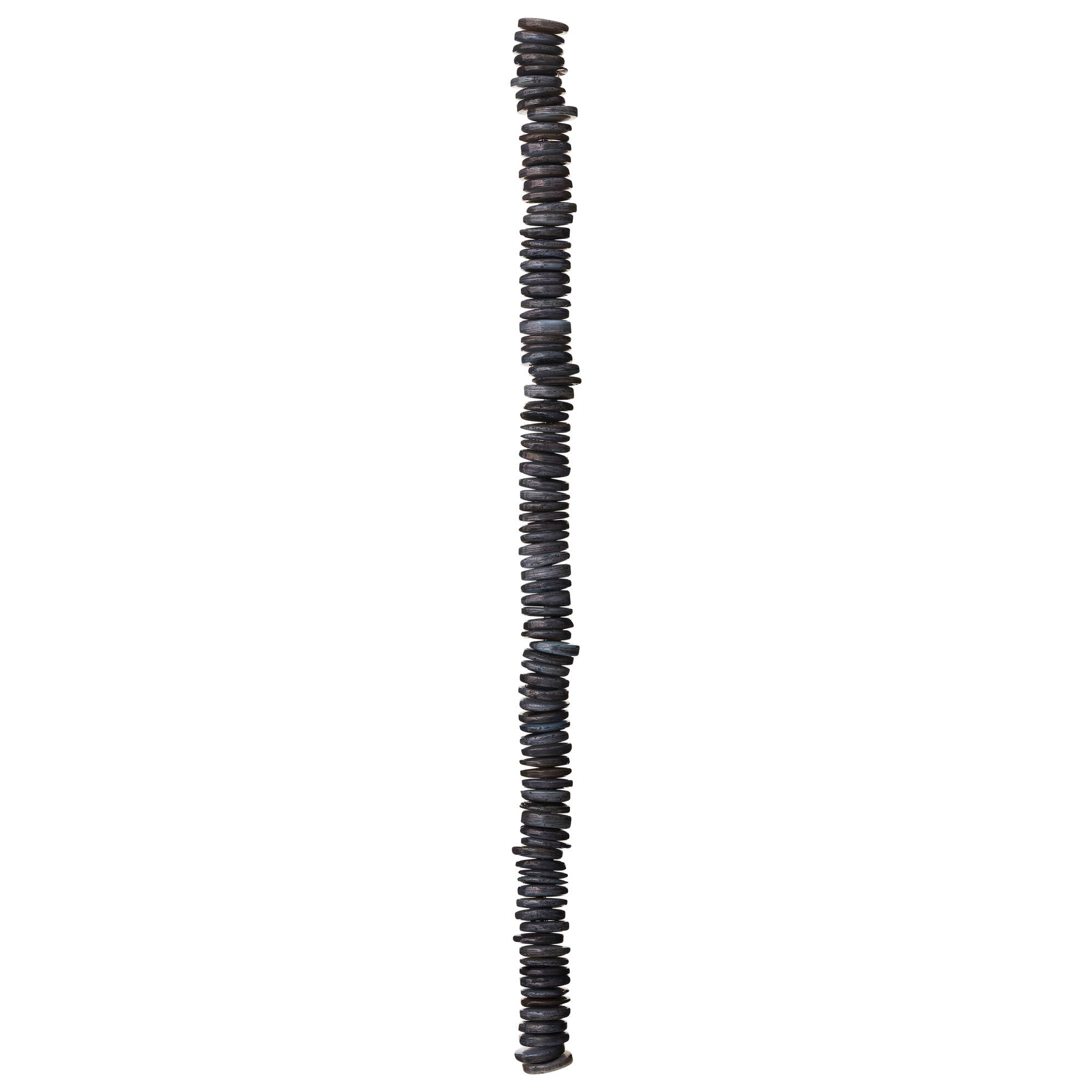 Gray Shell Rondelle Beads, 8.7mm by Bead Landing™
